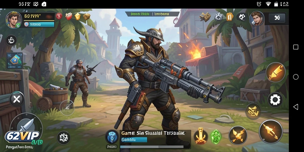 Screenshot utama 62VIP menampilkan gameplay simulasi yang seru dan mendalam.