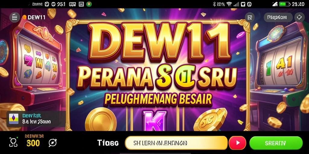 Tangkapan layar DEWI11 menunjukkan aksi bermain Slot yang mendebarkan.