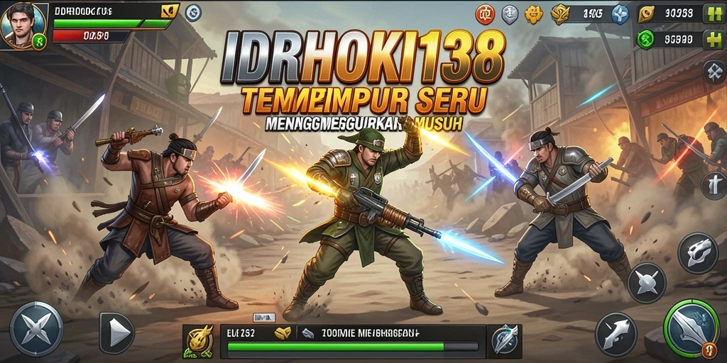 Tampilan mendebarkan gameplay dalam IDRHOKI138 dengan aksi tembak-menembak yang intens.