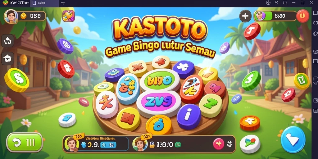 Tampilan gameplay menarik dari KASTOTO saat bermain Bingo.