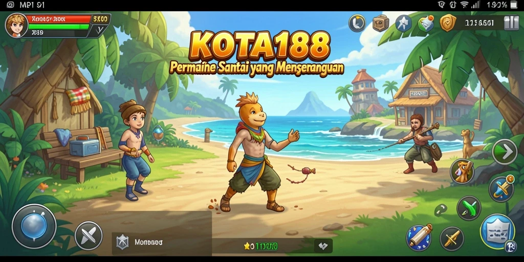 Tangkapan layar gameplay KOTA188 menunjukkan keseruan permainan santai yang menarik.