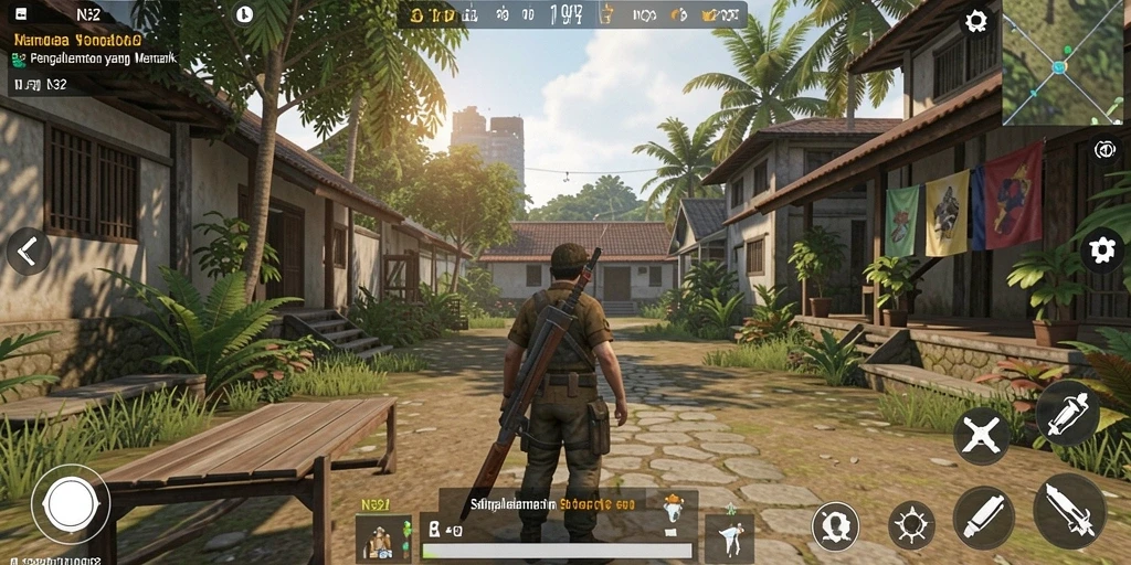 Gameplay seru dan interaktif N32 dalam simulasi kehidupan.