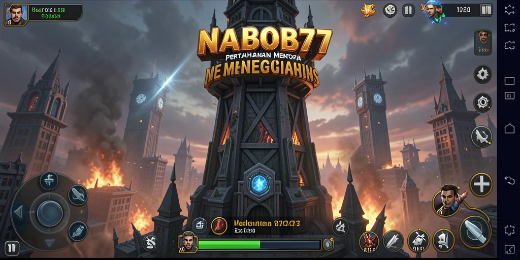 Gameplay Tower Defense yang seru dan menantang di NABOB77.