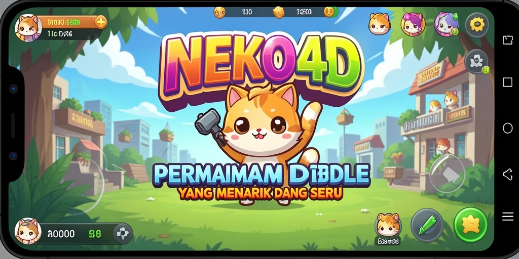 Tampilan gameplay NEKO4D yang seru dan menawan.