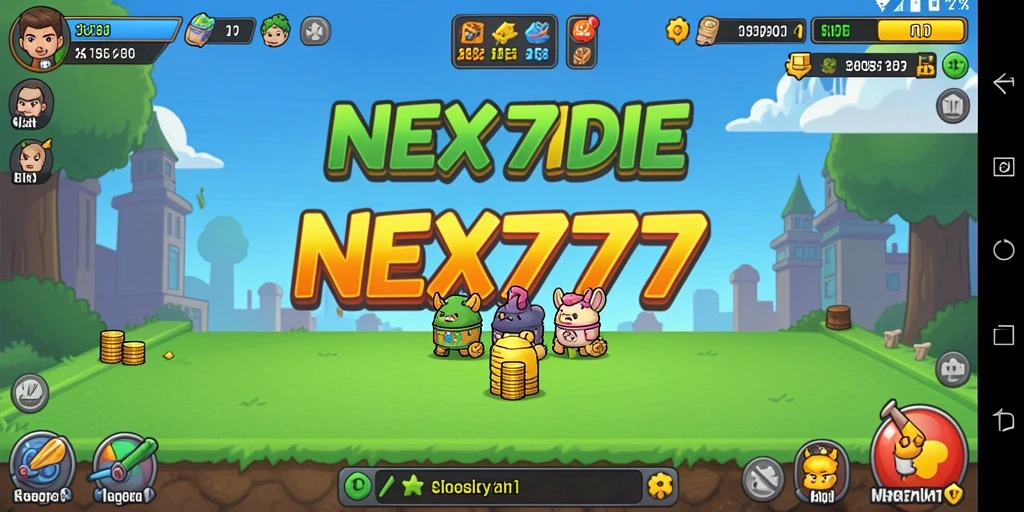 Tampilan permainan NEX777 yang menakjubkan dengan gameplay Idle.